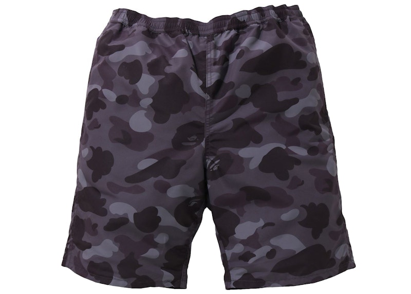 BAPE Space Camo Shark Reversible Shorts Black Men's - SS20 - US