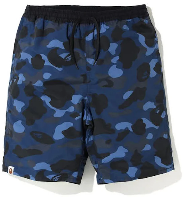 BAPE Color Camo Reversible Shorts Navy Men's - FW19 - US