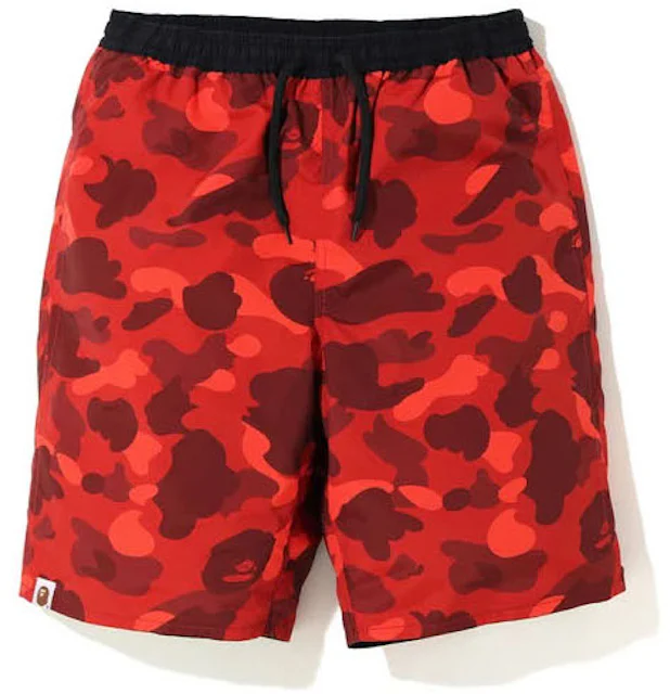 BAPE Color Camo Reversible Shorts Red Men's - FW19 - US