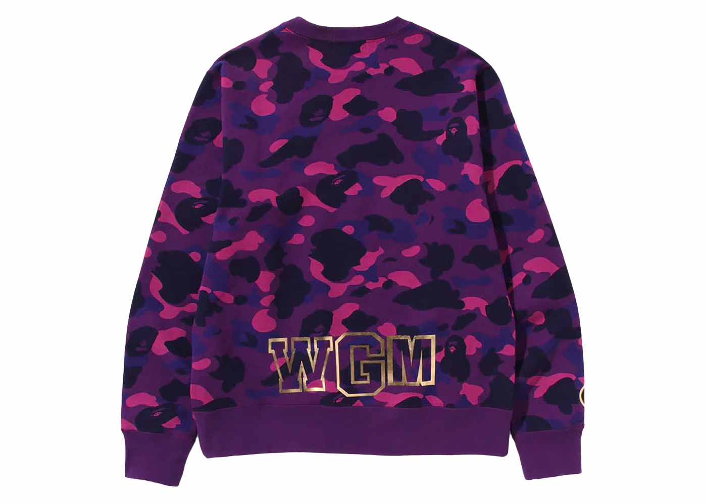 BAPE Color Camo Shark Crewneck (SS24) Purple