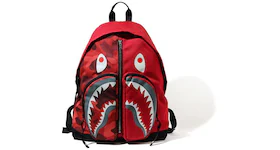 BAPE Color Camo Shark Day Pack (FW20) Red
