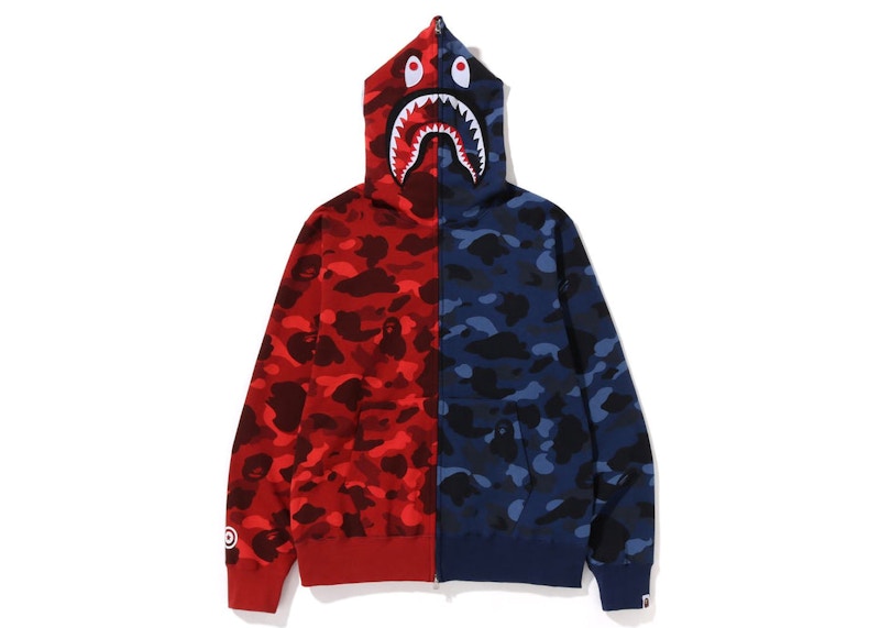 Red bape hoodie online stockx