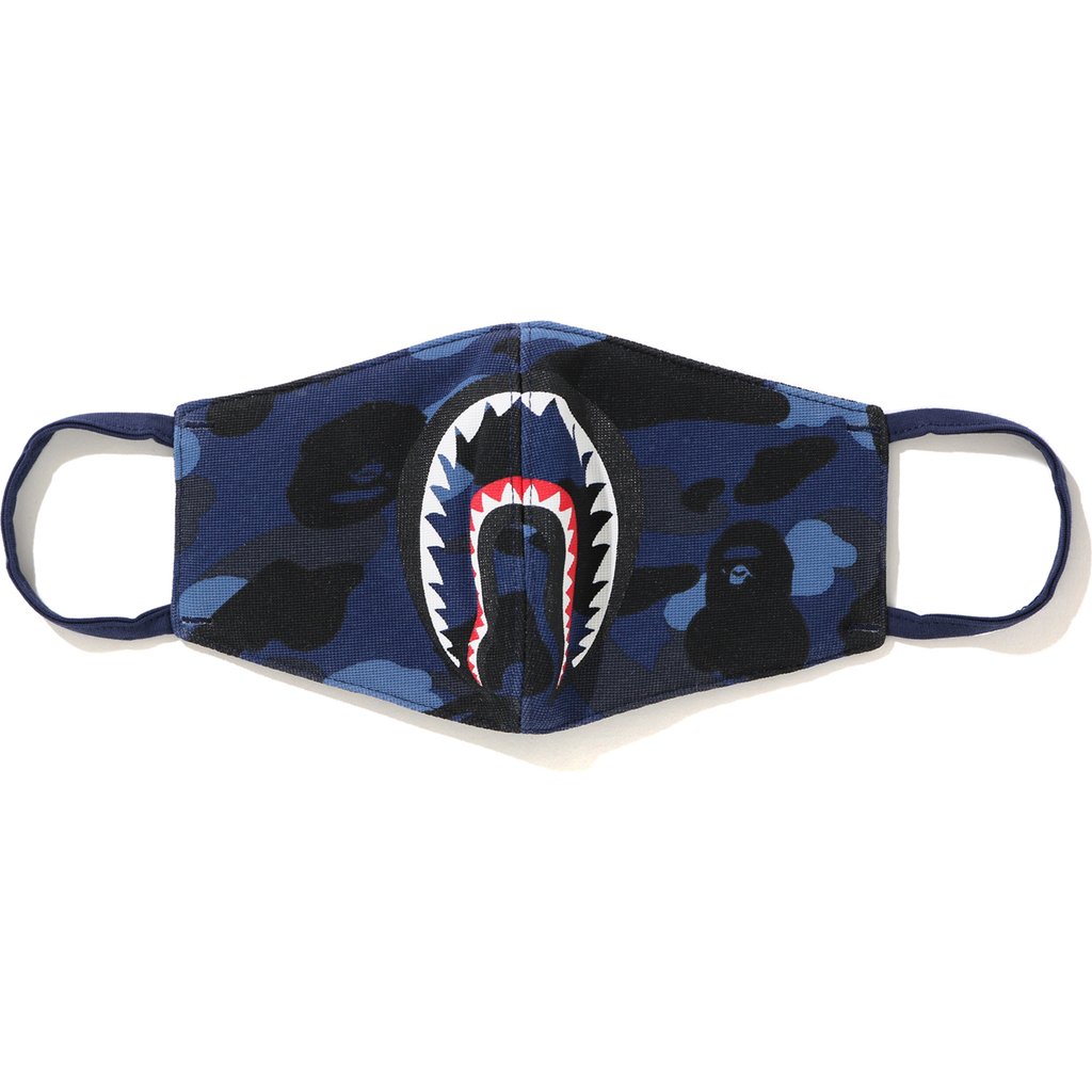BAPE Color Camo Shark Mask Navy/Blue -