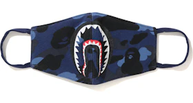 BAPE Color Camo Shark Mask Navy