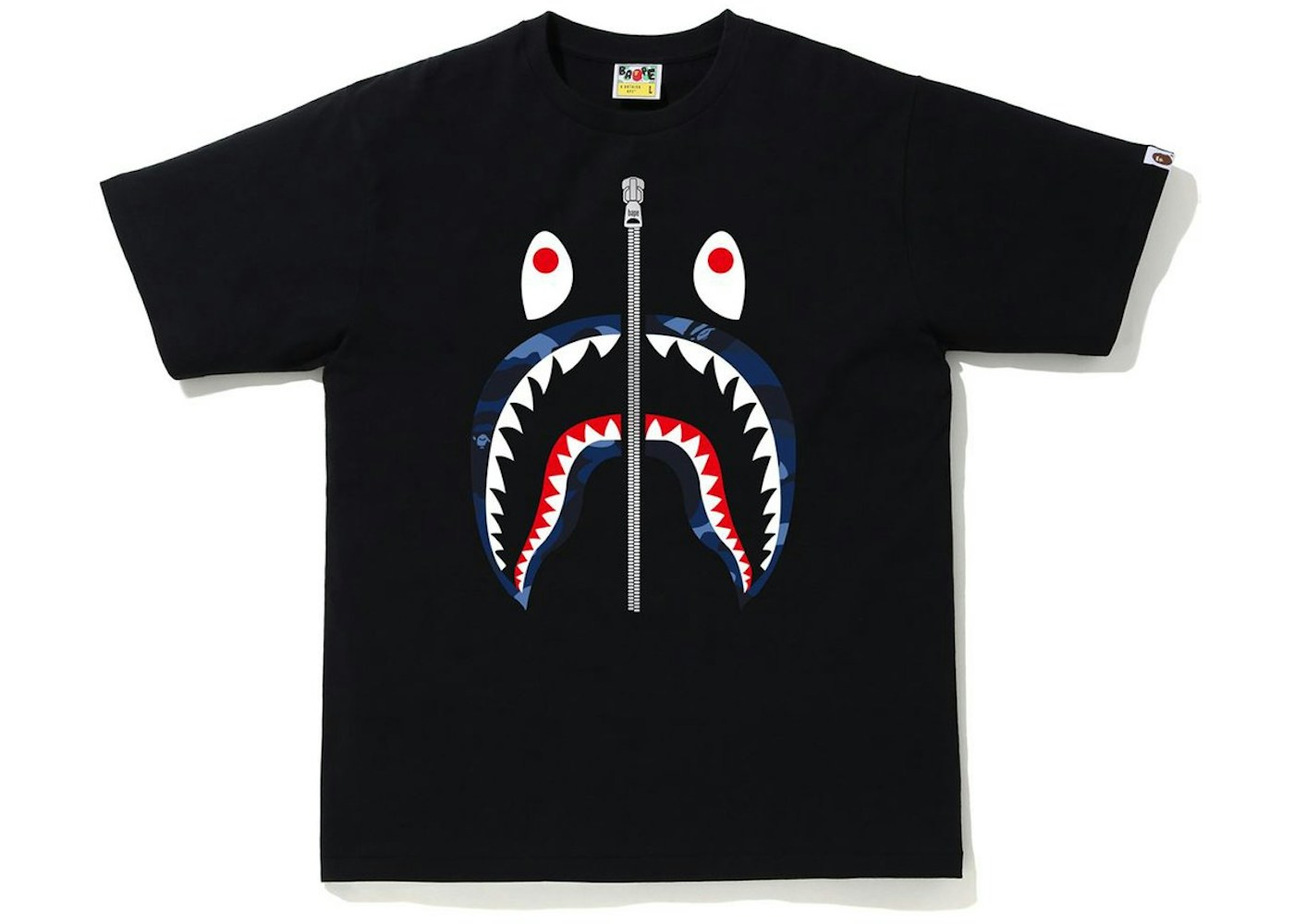 Navy bape shirt Clearance