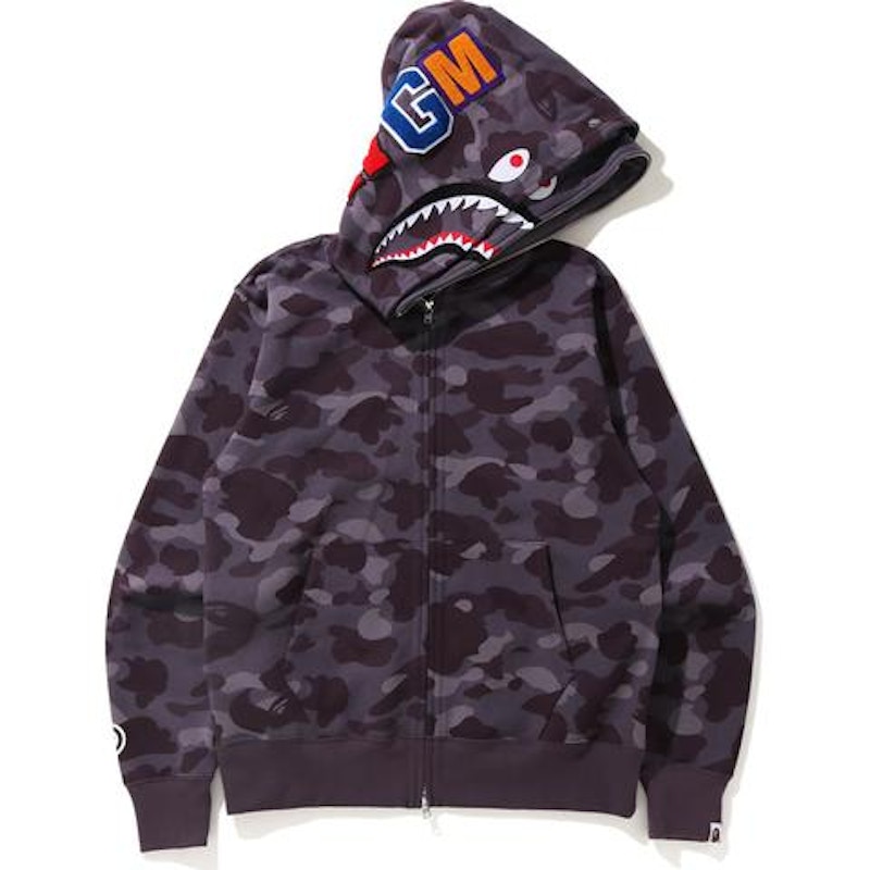 bape zip shark