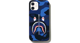 BAPE Color Camo Shark iPhone 12 Mini Case Navy