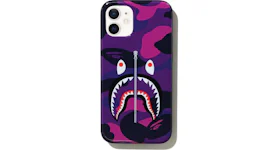 BAPE Color Camo Shark iPhone 12 Mini Case Purple