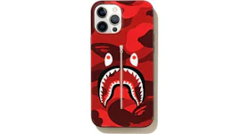 BAPE Color Camo Shark iPhone 12 Pro Max Case Red