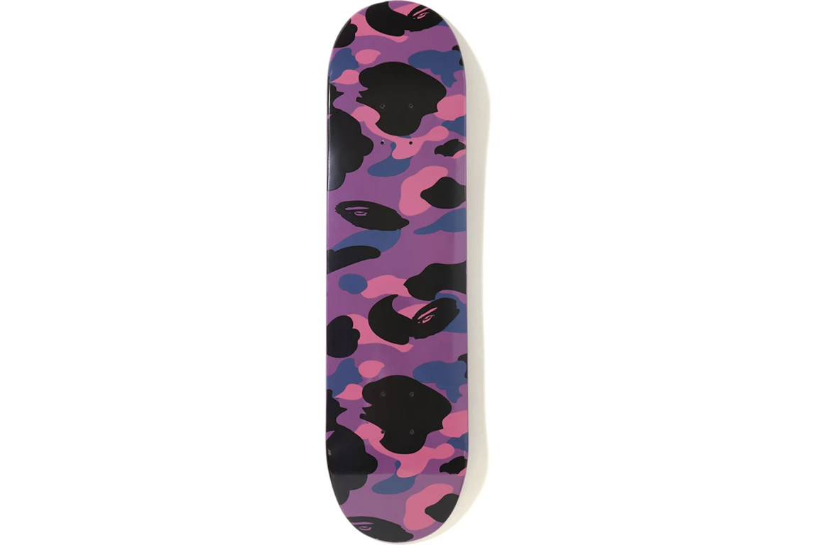 BAPE Color Camo Skateboard Purple