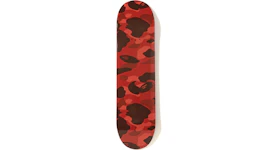 BAPE Color Camo Skateboard Red