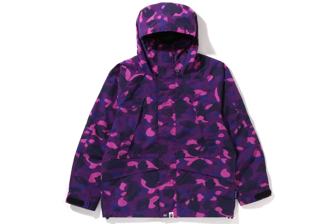 BAPE Color Camo Snowboard Jacket (FW22) Purple