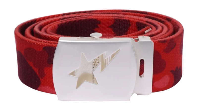 BAPE Color Camo Sta Gi Belt Red