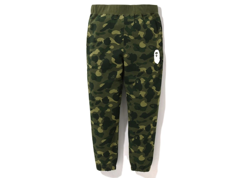 BAPE Color Camo Sweat Pants (FW22) Green Men's - FW22