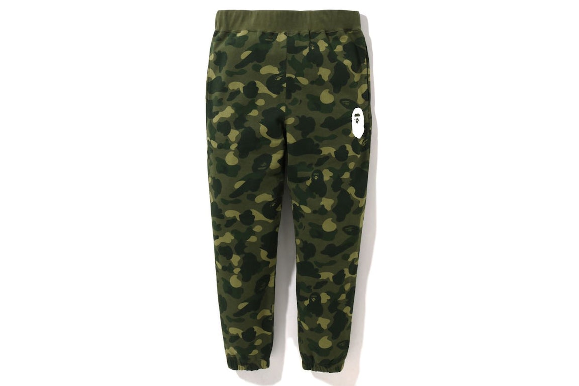 Pre-owned Bape Color Camo Sweat Pants (fw22) Green
