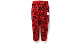 BAPE Color Camo Sweat Pants (FW22) Red