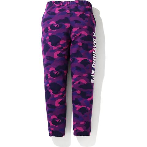 BAPE Color Camo Sweat Pants Purple - FW20 - US