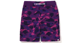 BAPE Color Camo Sweat Shorts (SS22) Purple