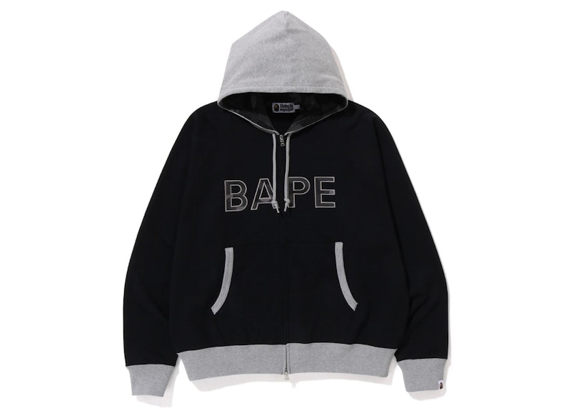 BAPE Color Camo Thermal Patch Loose Fit Zip Hoodie Black Men s SS23 US