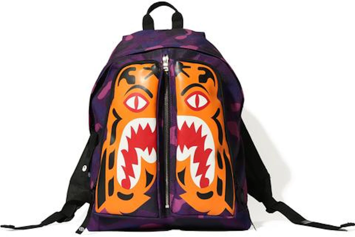 BAPE Color Camo Shark Day Backpack Purple
