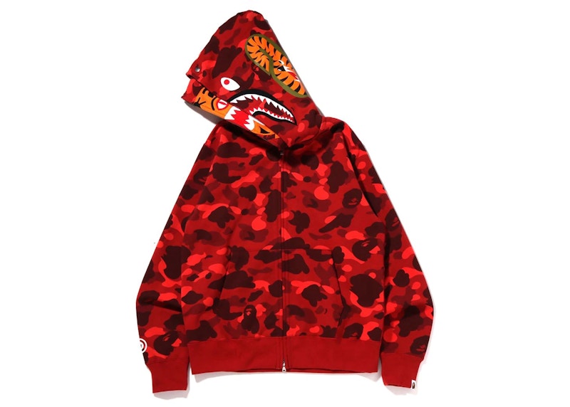 Tiger shark cheap bape hoodie