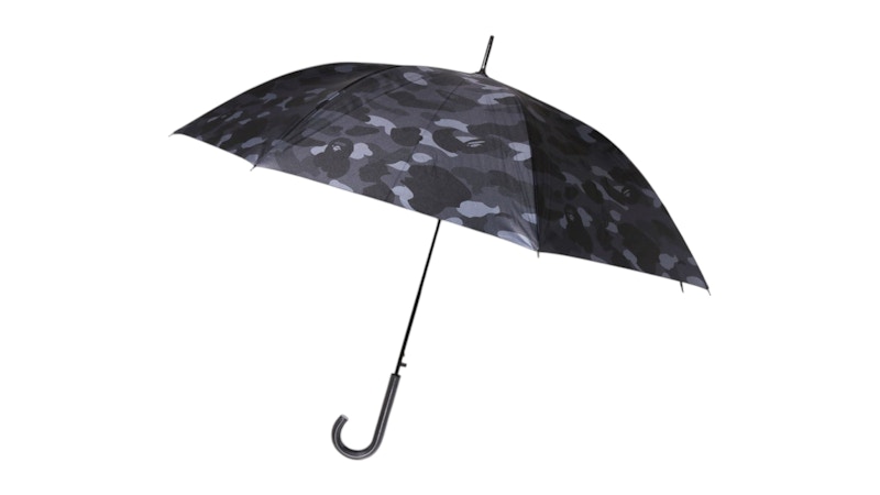 Pre-owned Bape Camo Umbrella In Black