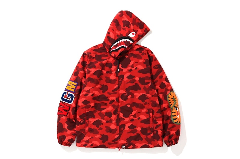 5回ほど着用しましたBape shark Kamo hoodie