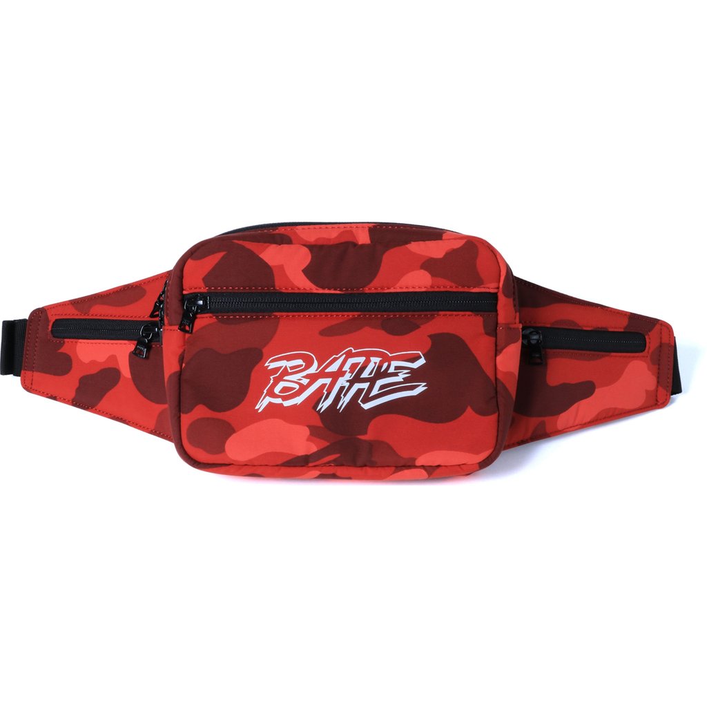 BAPE Color Camo Waist Bag Red Men's - FW19 - US