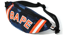 BAPE Color Camo Waist Bag (SS20) Navy