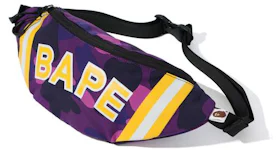 BAPE Color Camo Waist Bag (SS20) Purple