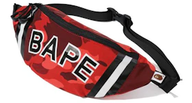 BAPE Color Camo Waist Bag (SS20) Red