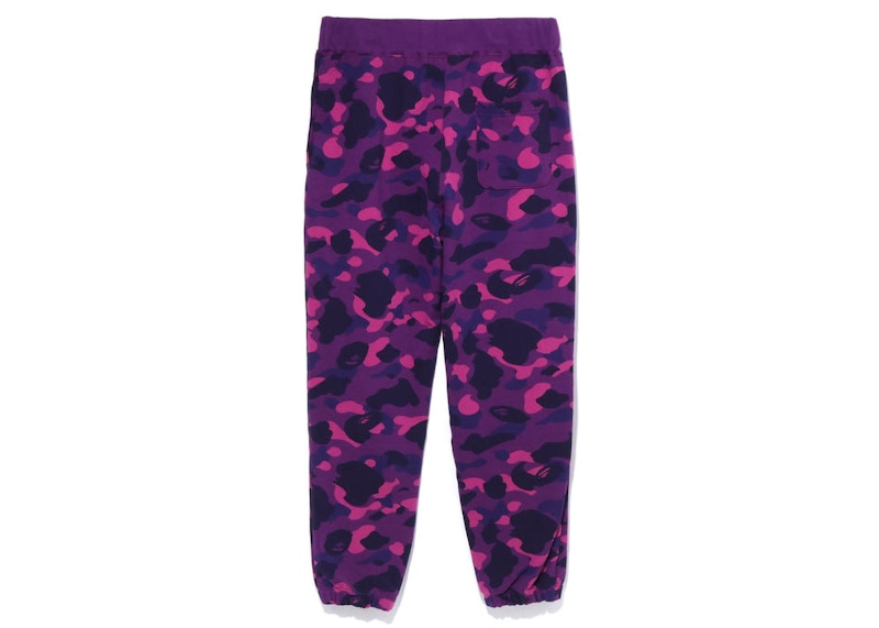 大阪店激安通販 【希少】BAPE color camo purple スウェット - トップス