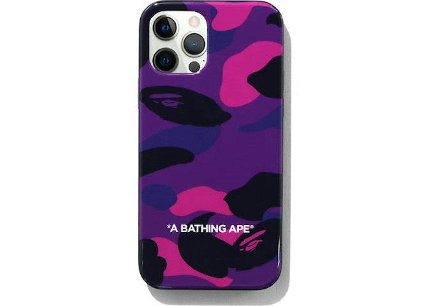 Bape Color Camo Iphone 12 12 Pro Case Purple Ss21 Bape Color Camo Iphone 12 12 Pro Case Purple Ss21
