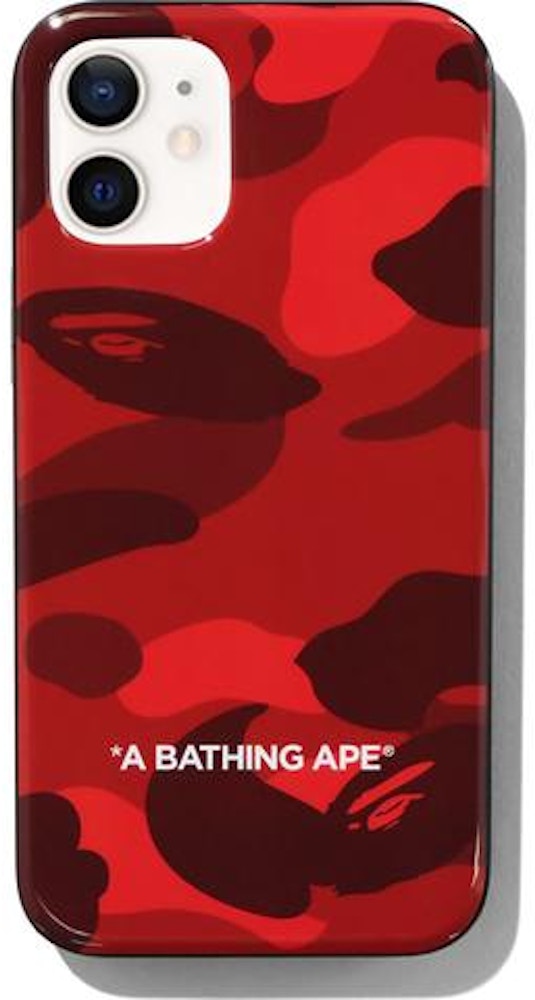 BAPE Color Camo iPhone 12 Mini Case Red - SS21