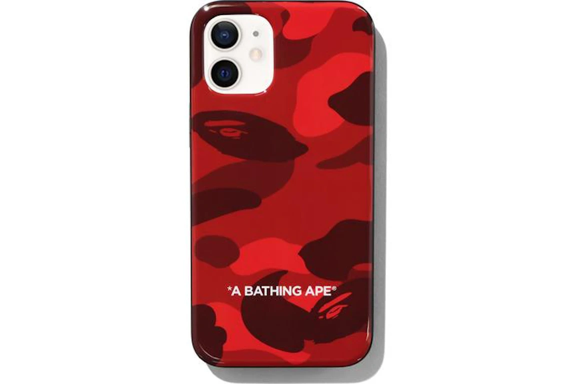 BAPE Color Camo iPhone 12 Mini Case Red
