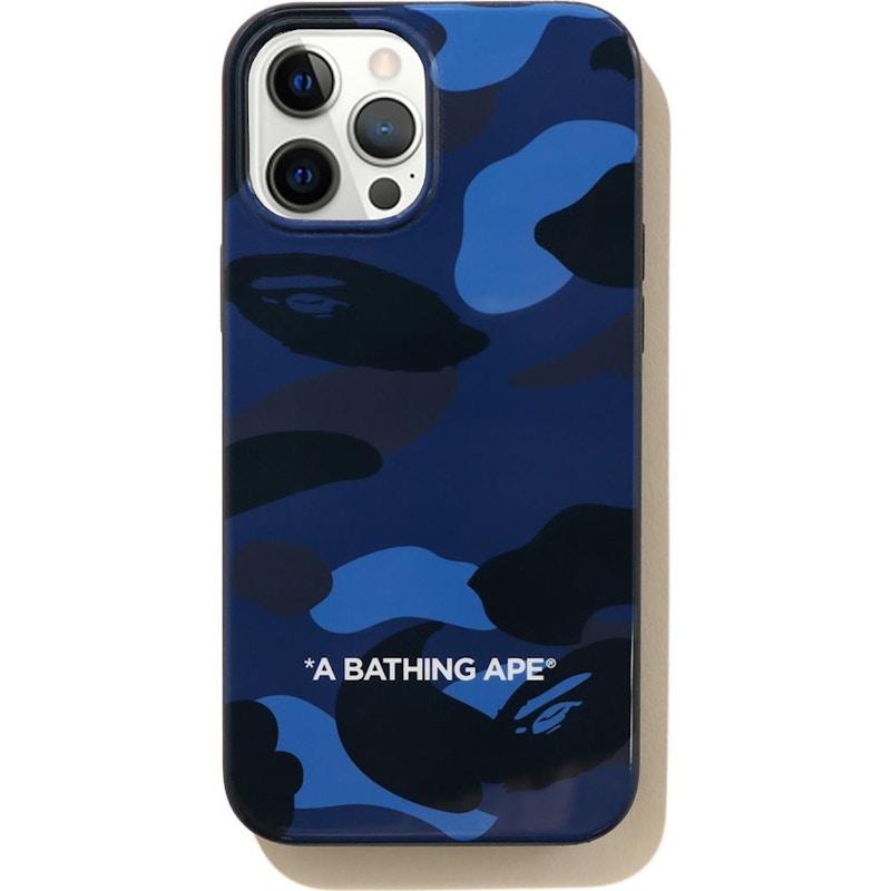 BAPE Color Camo iPhone 12 Pro Max Case Navy SS21