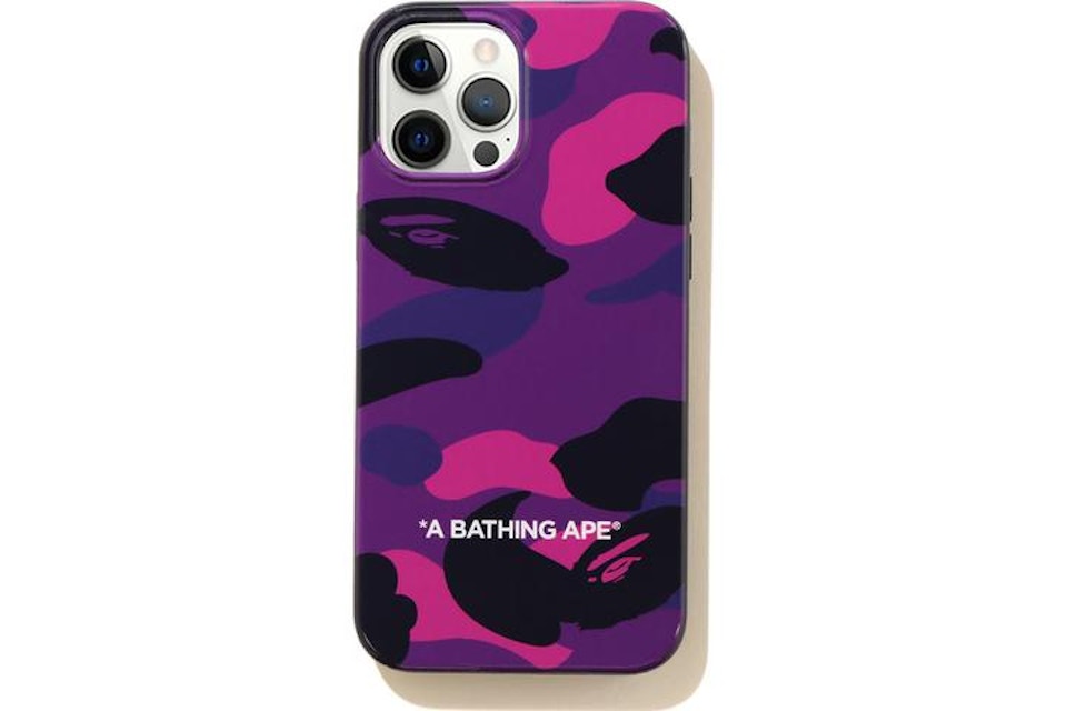 Bape Color Camo Iphone 12 Pro Max Case Purple Ss21 Bape Color Camo Iphone 12 Pro Max Case Purple Ss21