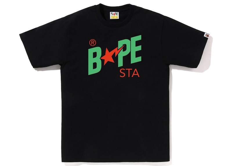 BAPE Colors Bape Sta Logo Tee (SS23) Black