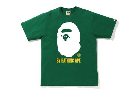 2019 Men's Bape Monkey Head Pattern Round Neck A Bathing Ape T-Shirt Tee Shirt 