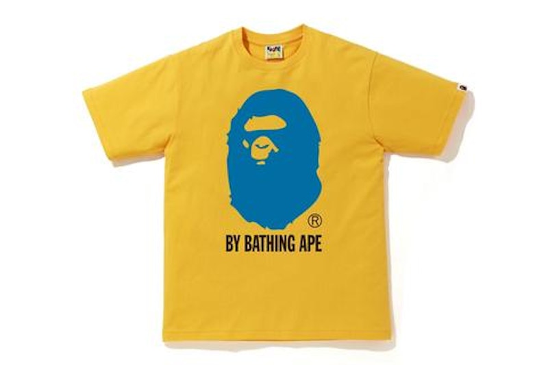 BAPE Colors By Bathing Ape T Shirt Yellow Blue Men s SS20 US