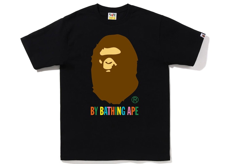 Pre-owned Bape Men's  Colors By Bathing Ape Tee Shirt (fw22) In Black