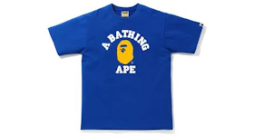 BAPE Colors College T-Shirt Blue/Yellow