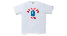 BAPE Colors College T-Shirt White/Blue