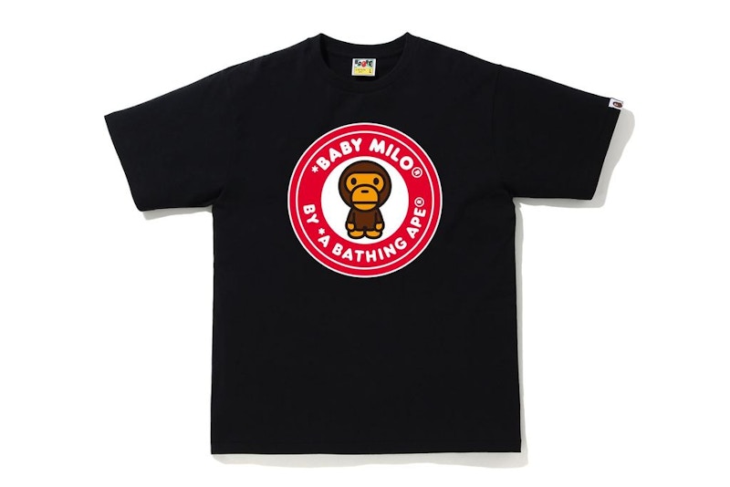 BAPE Colors Milo Busy Work Tee Black/Red