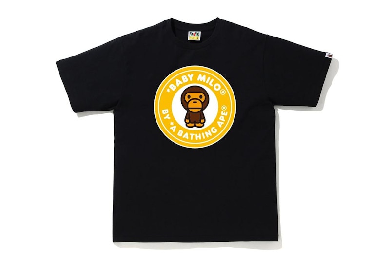 BAPE Colors Milo Busy Work Tee Black/Yellow