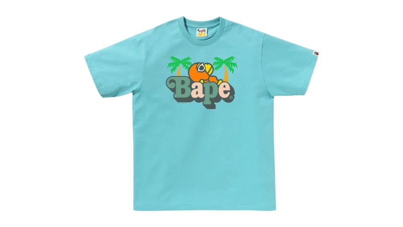 Pre-owned Bape Men's Colors Milo On Summer Tee Shirt In Blue