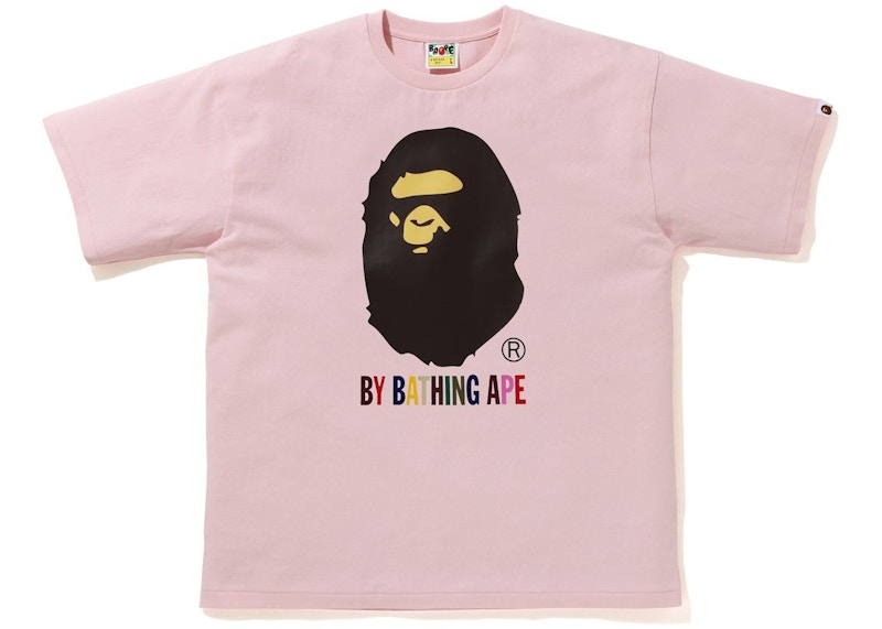 pink bape tee
