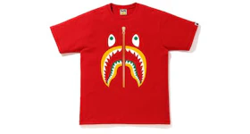 BAPE Colors Shark T-Shirt Red/Yellow