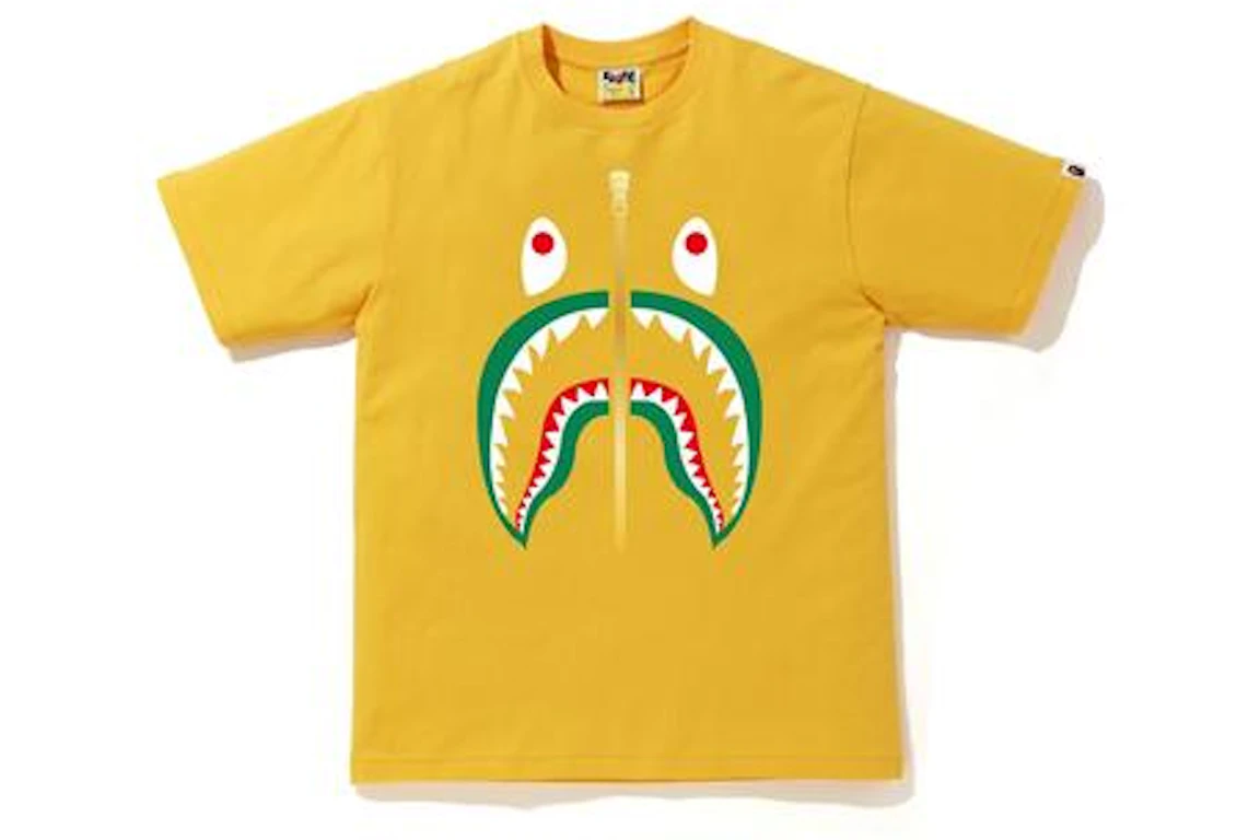BAPE Colors Shark T-Shirt Yellow/Blue