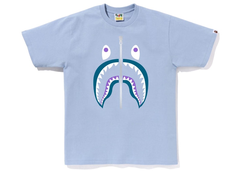 BAPE Colors Shark Tee (SS23) Sax